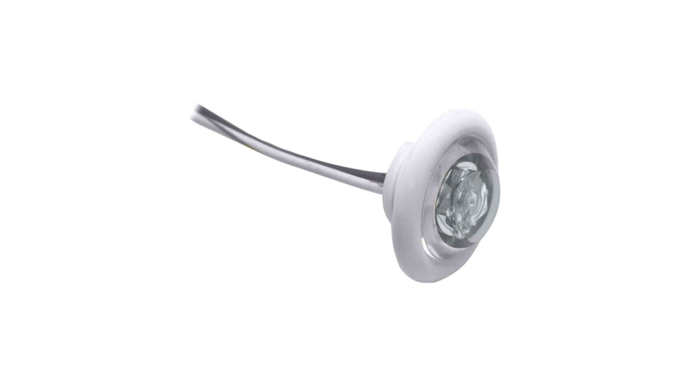 Innovative Lighting The Shortie LED Bulkhead/Livewell Light w/ White Grommet, White, 011-5540-7