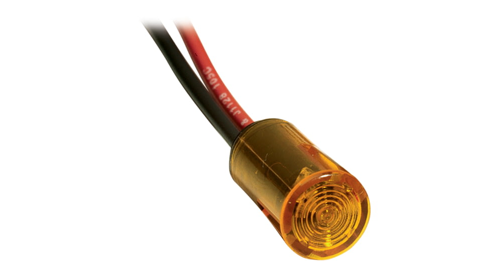 Innovative Lighting LED Day Bright Indicator Recess Mount Light - Amber LED/Amber Lens 54233