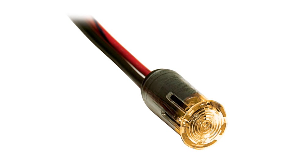 Innovative Lighting LED Day Bright Indicator Recess Mount Light - Amber LED/Clear Lens 54234