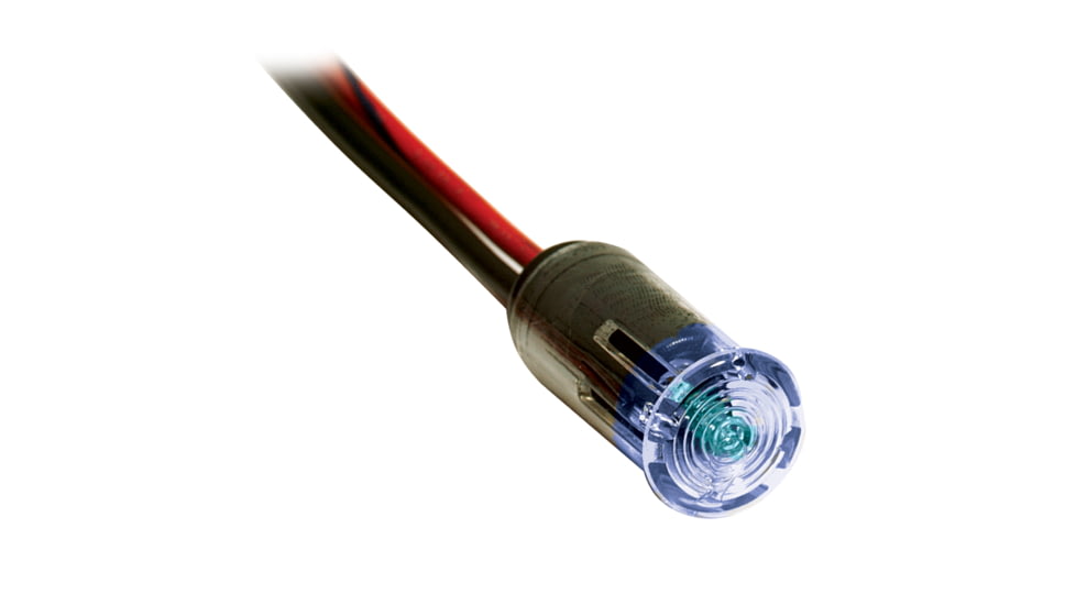 Innovative Lighting LED Day Bright Indicator Recess Mount Light - Blue LED/Clear Lens 54235