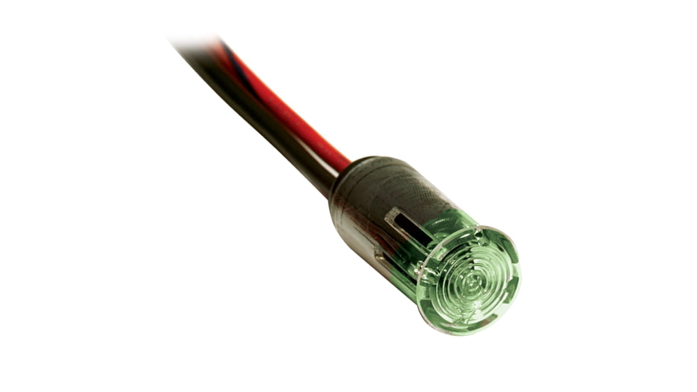 Innovative Lighting LED Day Bright Indicator Recess Mount Light - Green LED/Clear Lens 54236