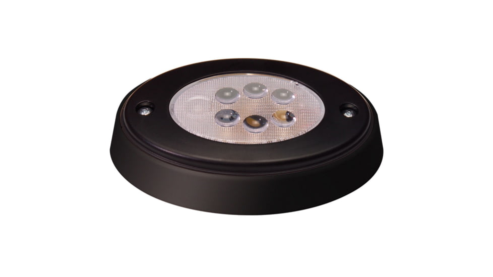 Innovative Lighting Oval Recess Compartment Light White w/Black Bezel 6-LED 39721