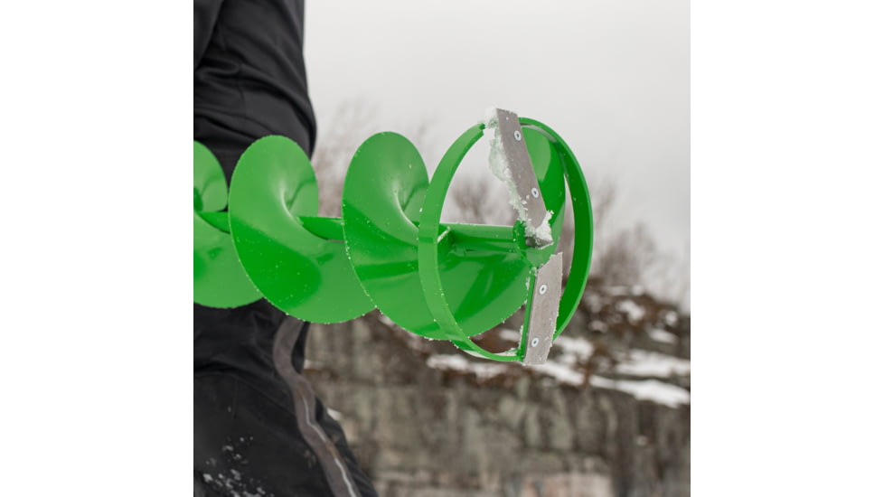 ION Turbo Auger Bit, 10in, Steel, Green/Black, 10-Inch, 41434