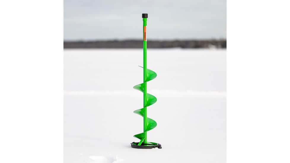 ION Turbo Auger Bit, 8in, Steel, Green/Black, 8-Inch, 41425