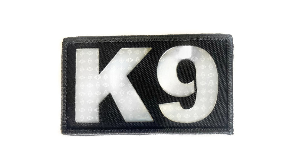 IR.Tools K9 Garrison Patches, Grey/Black, 3.5X2in, P-0046-06-002-PK