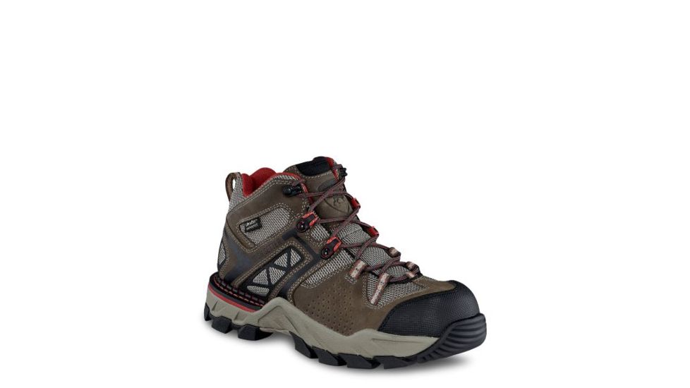 Irish Setter Crosby 83212 Womens Hiking Boot w/ Safety Toe, 4 in Height, Waterproof, Leather, D Medium Width, Brown, 9, 83212D 090