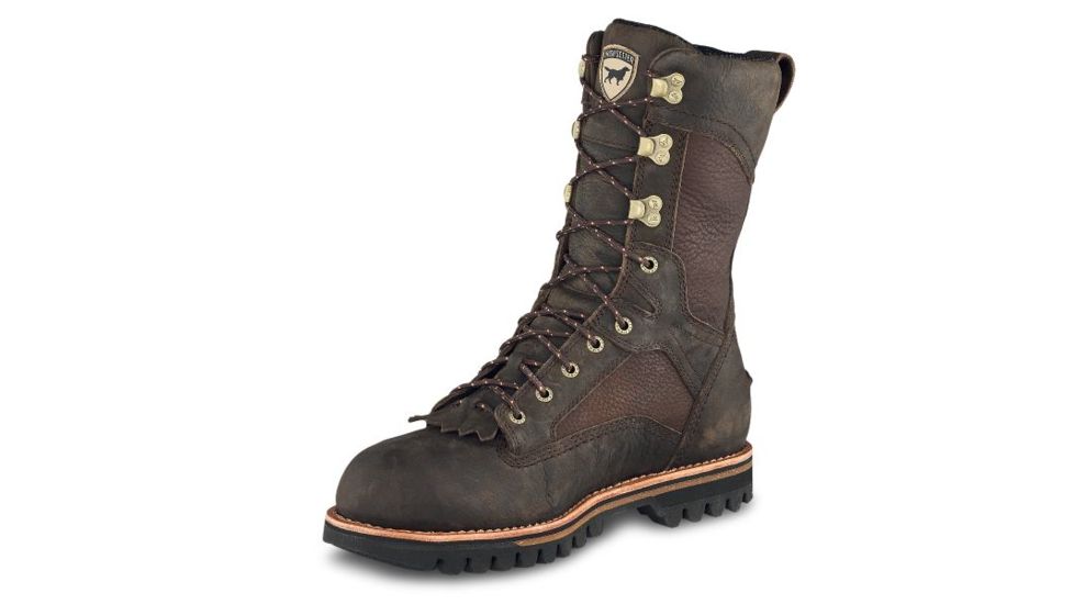 Irish Setter Elk Tracker 880 Mens Boot, 12 in Height, Waterproof, Leather, Insulated, EE Extra Wide Width, Brown, 10, 00880E2100