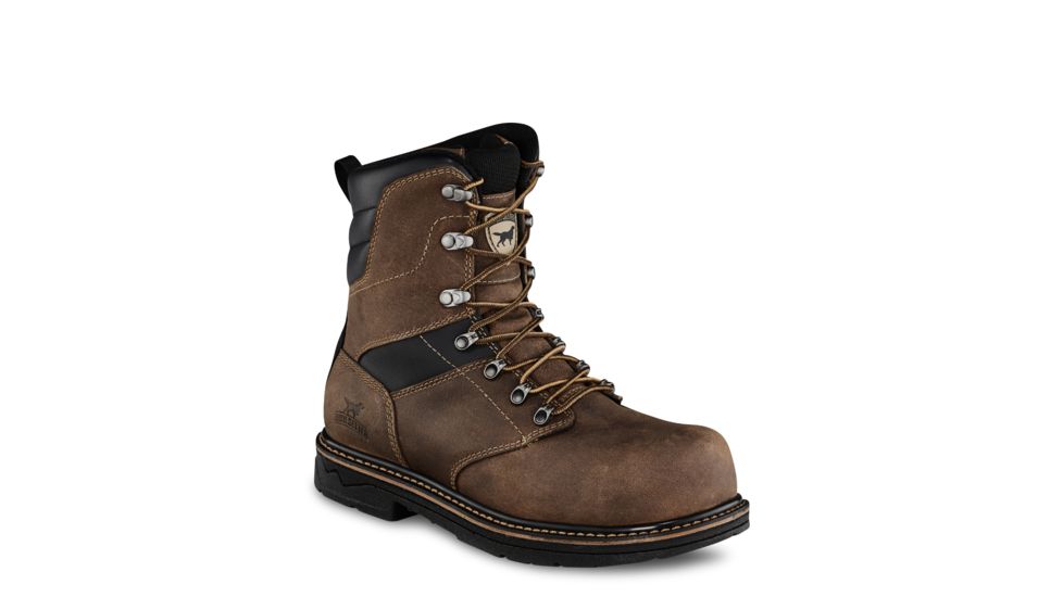 Irish Setter Farmington KT 83860 Mens Work Boot, 8 in Height, Non-Insulated, Extra Wide, Brown, 7 US, 83860E2070