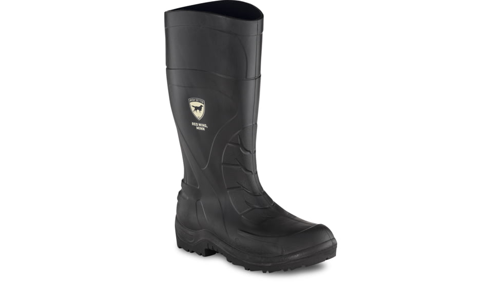 Irish Setter Ironton, Rain Boots, Polyurethane, Steel Toe, Black, 7.5, 89010D 070