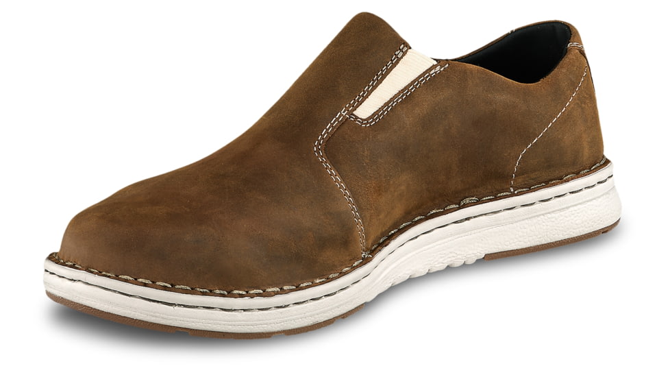 Irish Setter Kasson 83110 Mens Slip-On Work Shoe, Non-Insulated, Medium, Brown, 9.5 US, 83110D 095