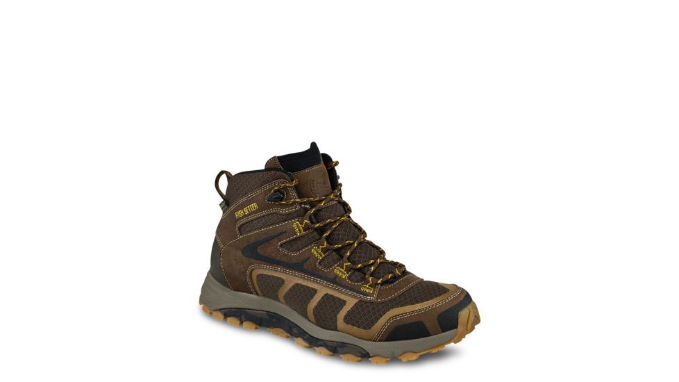 Irish Setter Mens Drifter 2834 Waterproof Trail Boot, Brown/Gold Mesh, 8 Wide, 02834E2080