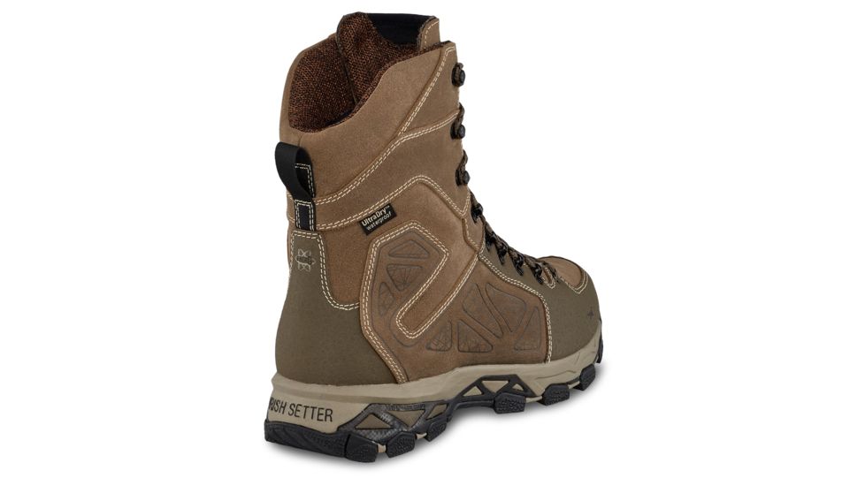 Irish Setter Mens Ravine 9in 400g Insulated Waterproof Leather Hiking Boots w/ScentBan, Tan, 14 E2, 02888E2140
