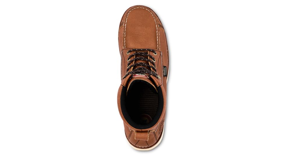 Irish Setter Mens Wingshooter ST 6in Waterproof Work Boots w/Non-Metallic Toe, Brown, 8 E2, 83632E2080