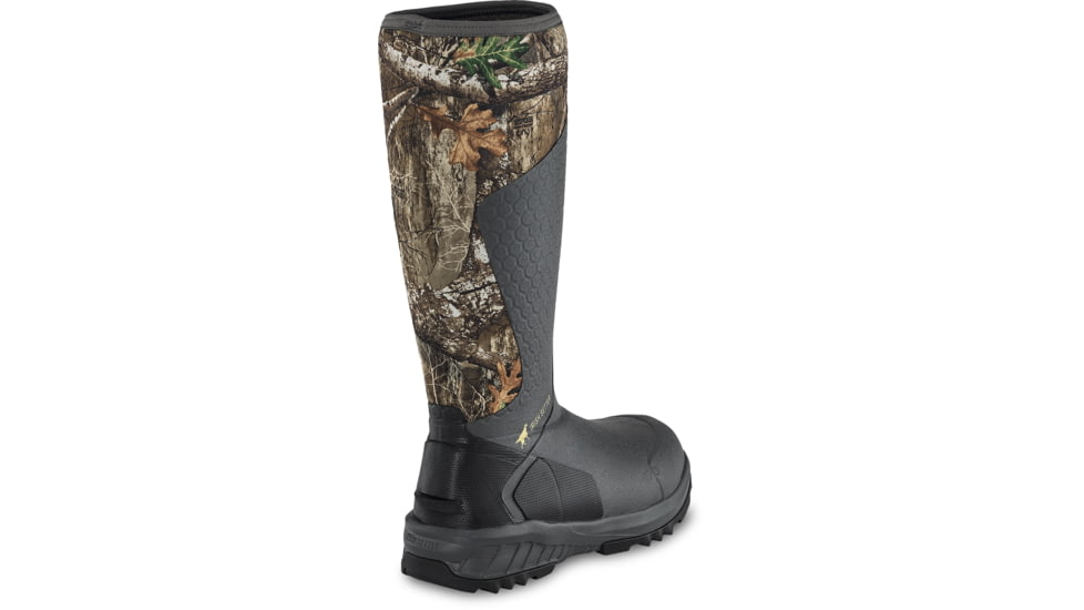 Irish Setter MudTrek, Rain Boots, Vulcanized Rubber, 400 gram Primaloft Insulation, Realtree Edge, 4, 04846E 040