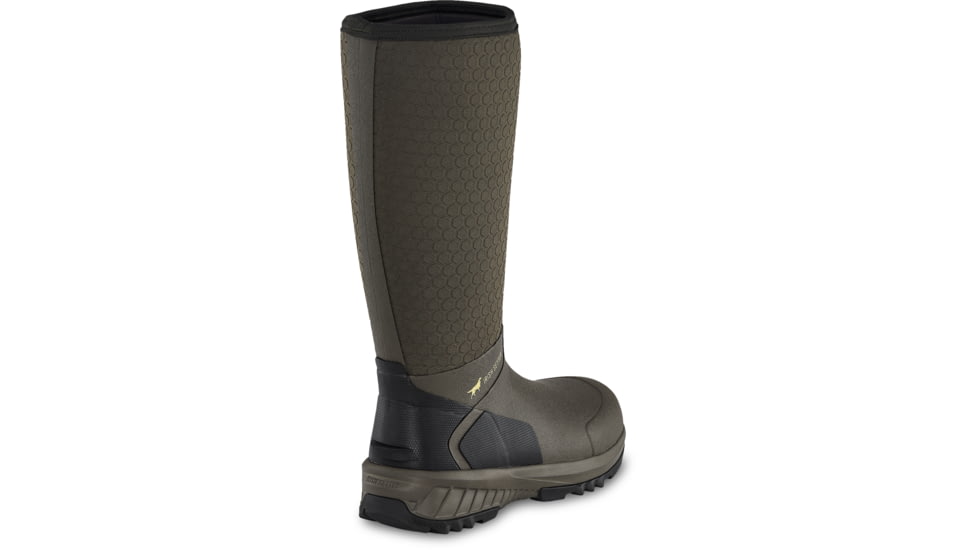 Irish Setter MudTrek, Rain Boots, Vulcanized Rubber, Green, 4, 04855E 040