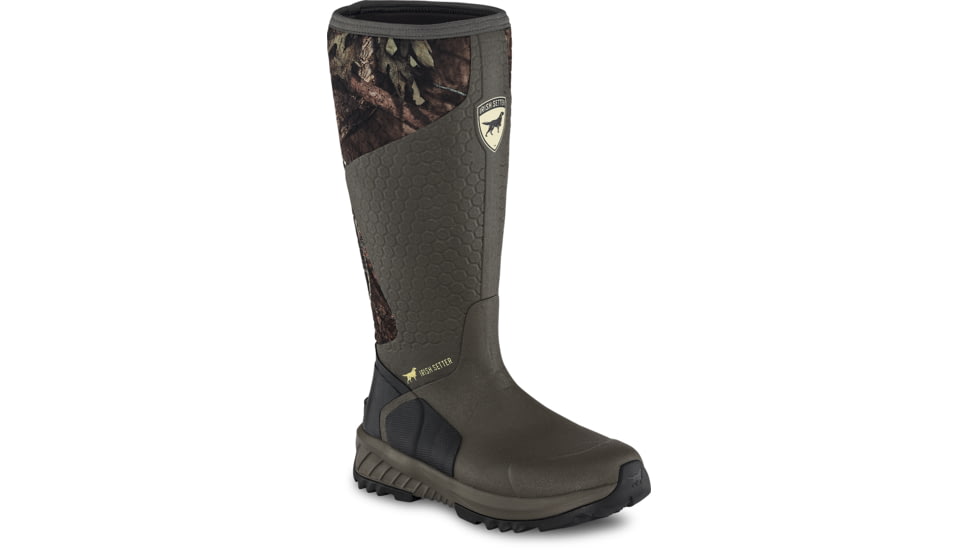 USED Irish Setter MudTrek, Rain Boots, Vulcanized Rubber, Mossy Oak Break-Up Country, 10, 04844E 100, EDEMO1