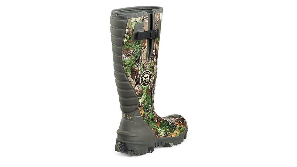 Irish Setter Rutmaster 2.0 4882 Rubber Boot, 17 Inch, Waterproof, Realtree XTRA Green CAMO, 11 Medium Wide 04882E 110