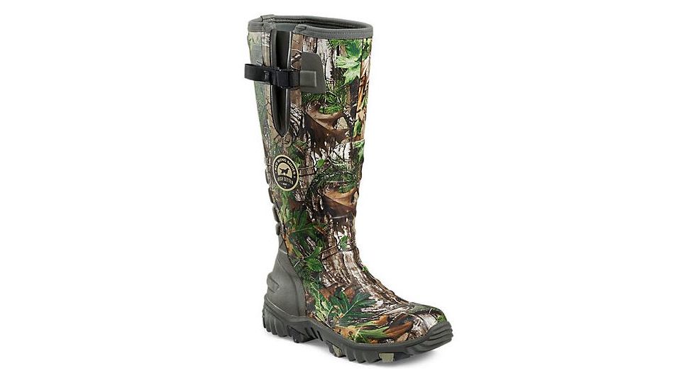 Irish Setter Rutmaster 2.0 4882 Rubber Boot, 17 Inch, Waterproof, Realtree XTRA Green CAMO, 11 Medium Wide 04882E 110