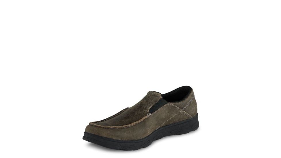 Irish Setter Traveler 3830 Mens Slip-On Shoe, Leather, D Medium Width, Gray, 8, 03830D 080