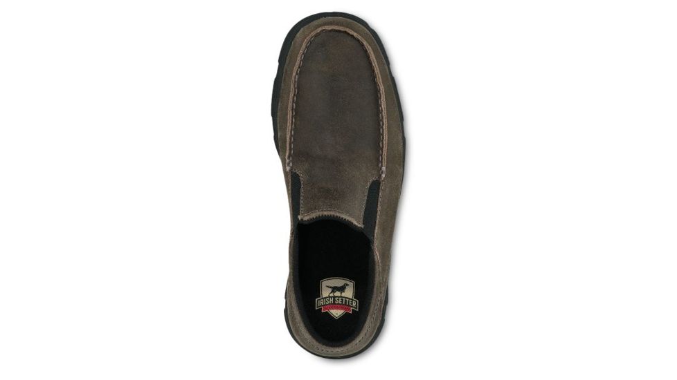 Irish Setter Traveler 3830 Mens Slip-On Shoe, Leather, D Medium Width, Gray, 8, 03830D 080