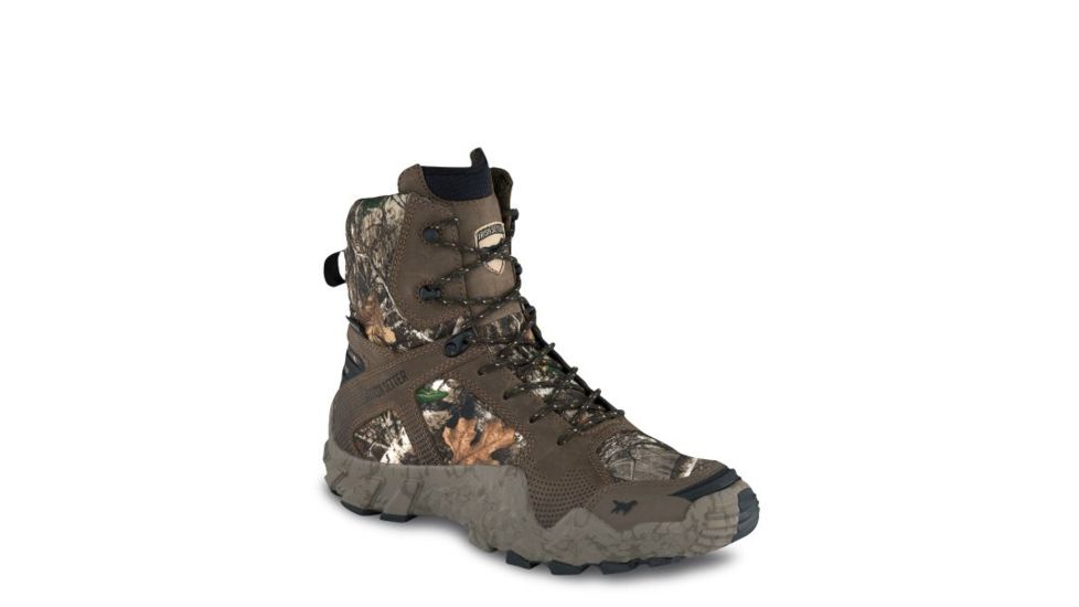 Irish Setter VaprTrek 2831 Mens Boot, 8 in Height, Waterproof, Leather, D Medium Width, Realtree Edge, 9, 02831D 090