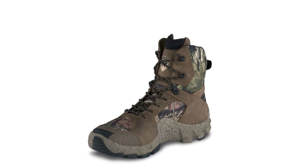 Irish Setter VaprTrek 2837 Mens Boot, 8 in Height, Waterproof, Leather, EE Extra Wide Width, Mossy Oak Break-up Country, 11, 02837E2110