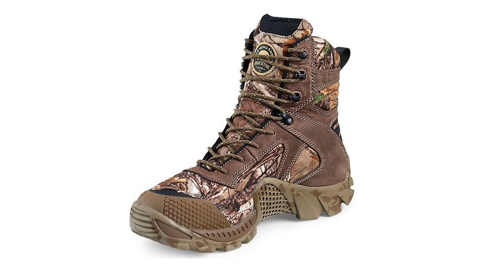 Irish Setter VaprTrek 2870 Boot, 8 Inch, Waterproof, Brown / Realtree Xtra CAMO, 8.5 Medium 02870D 085
