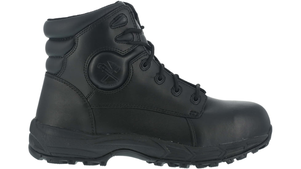 Iron Age Mens Ground Finish 6in Steel Toe Sport Boots, Black, 6, IA5150-BLACK-6-MENS-M