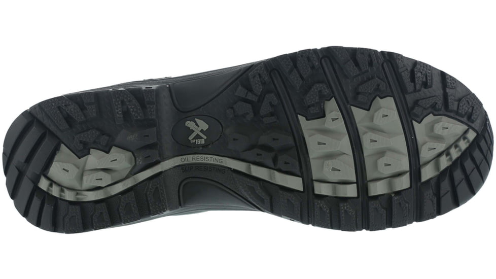 Iron Age Mens Ground Finish 6in Steel Toe Sport Boots, Black, 6, IA5150-BLACK-6-MENS-M