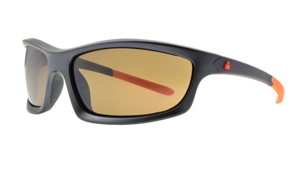 Ironman Ares Sunglasses, Graphite Frame, Brown high-definition clarity lens Lens, 10230436.QTS