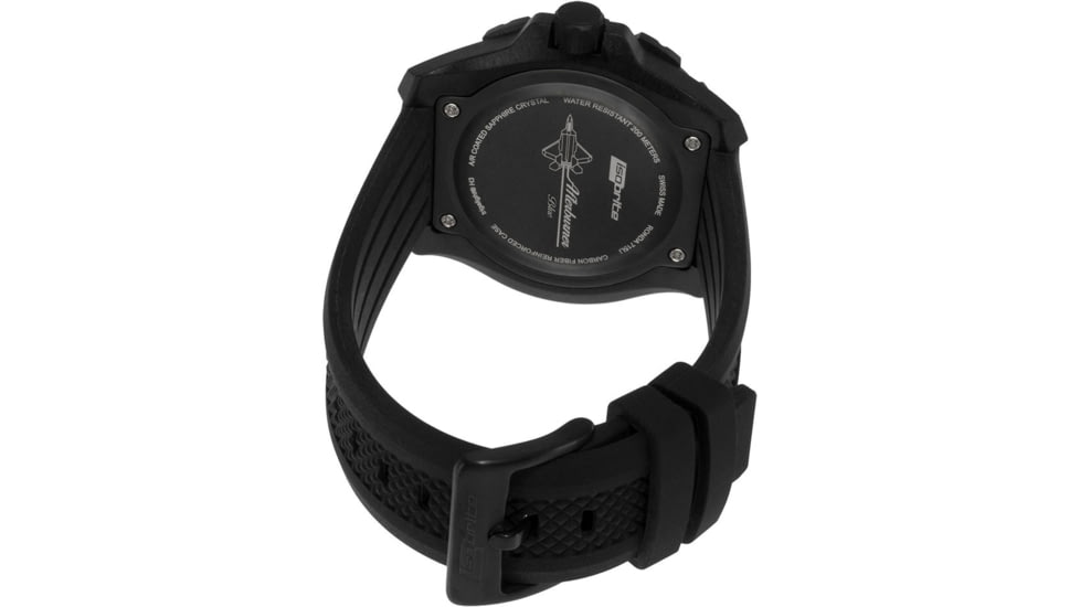 Isobrite Afterburner Series T100 Tritium Watch, Black/Blue, 47mm, ISO4001