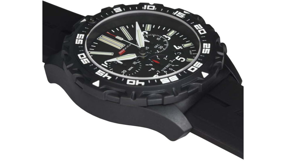 Isobrite Valor Swiss T100 Tritium Illuminated Chronograph, Silicone, ISO403