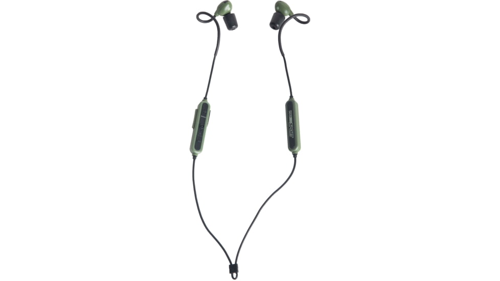 ISOtunes Sport ADVANCE BT Tactical Earbuds with Bluetooth, 26 NRR, OD Green, IT-36
