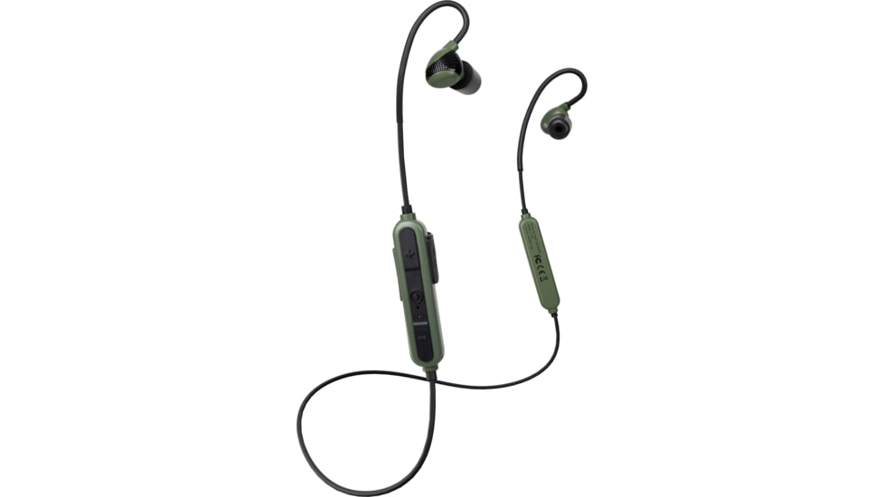 ISOtunes Sport ADVANCE BT Tactical Earbuds with Bluetooth, 26 NRR, OD Green, IT-36