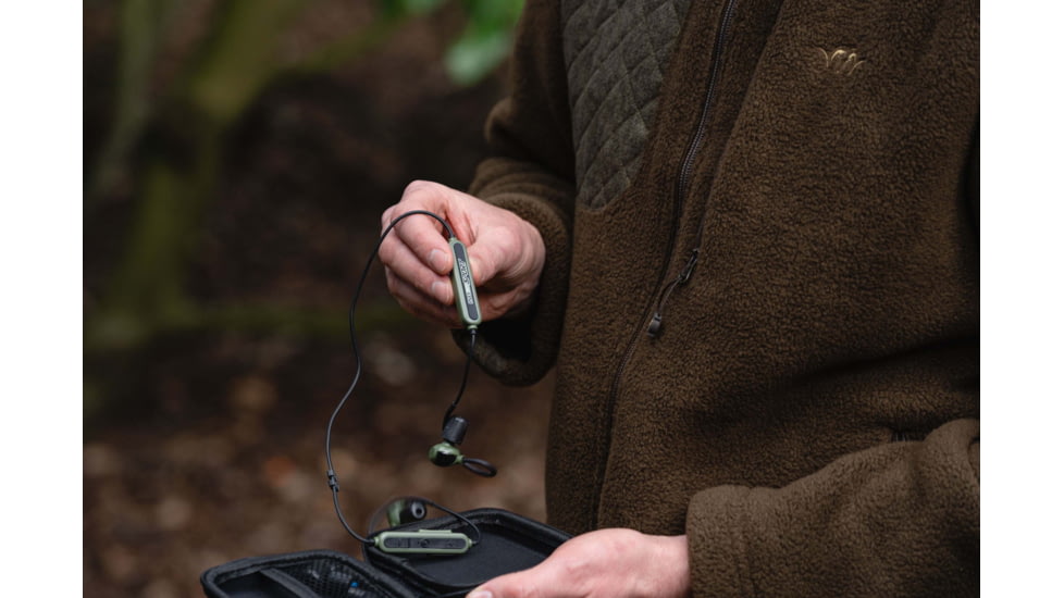 ISOtunes Sport ADVANCE BT Tactical Earbuds with Bluetooth, 26 NRR, OD Green, IT-36