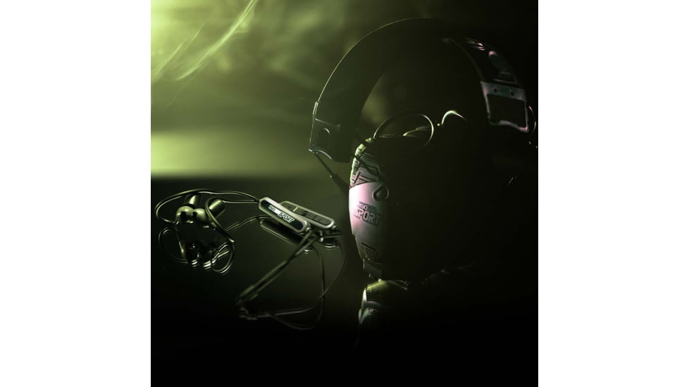 ISOtunes Sport ADVANCE BT Tactical Earbuds with Bluetooth, 26 NRR, OD Green, IT-36