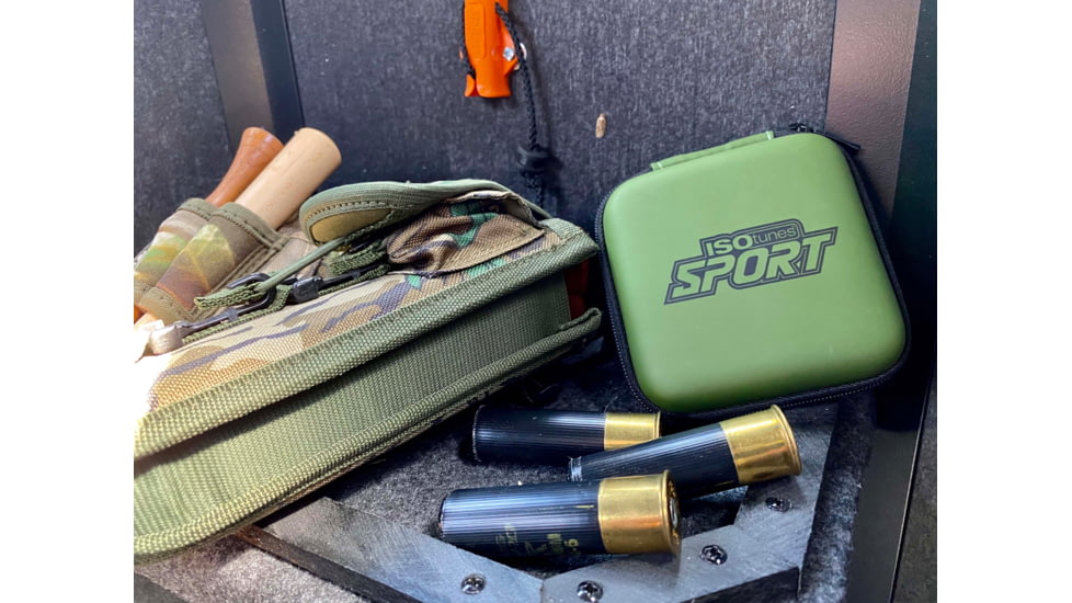 ISOtunes Sport ADVANCE BT Tactical Earbuds with Bluetooth, 26 NRR, OD Green, IT-36