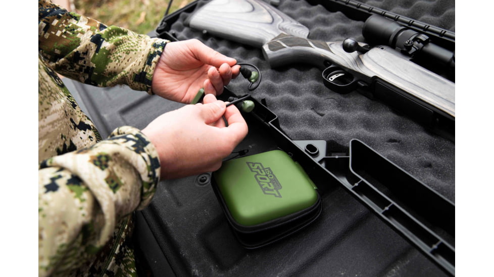 ISOtunes Sport ADVANCE BT Tactical Earbuds with Bluetooth, 26 NRR, OD Green, IT-36