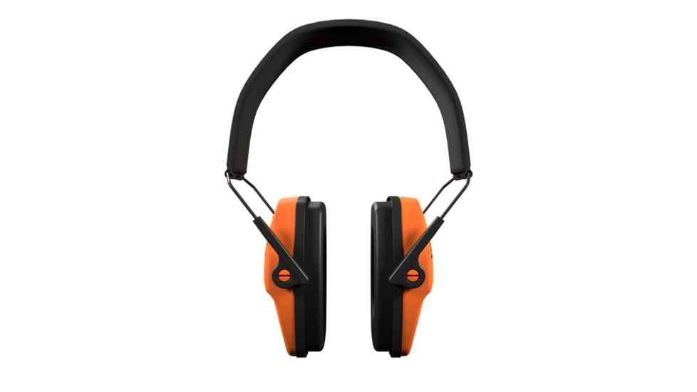 ISOtunes Sport DEFY Slim Passive Earmuffs, Orange, Small/Large, IT-79