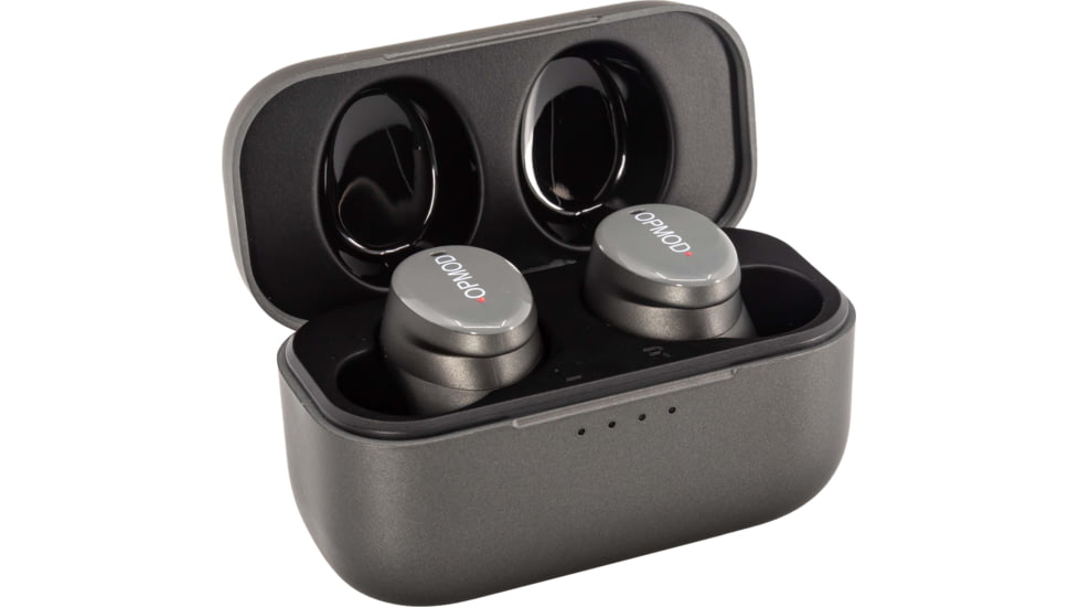 ISOtunes Sport OPMOD CALIBER True Wireless Tactical Earbuds w/ Bluetooth, 25 NRR, Wolf Gray, Universal