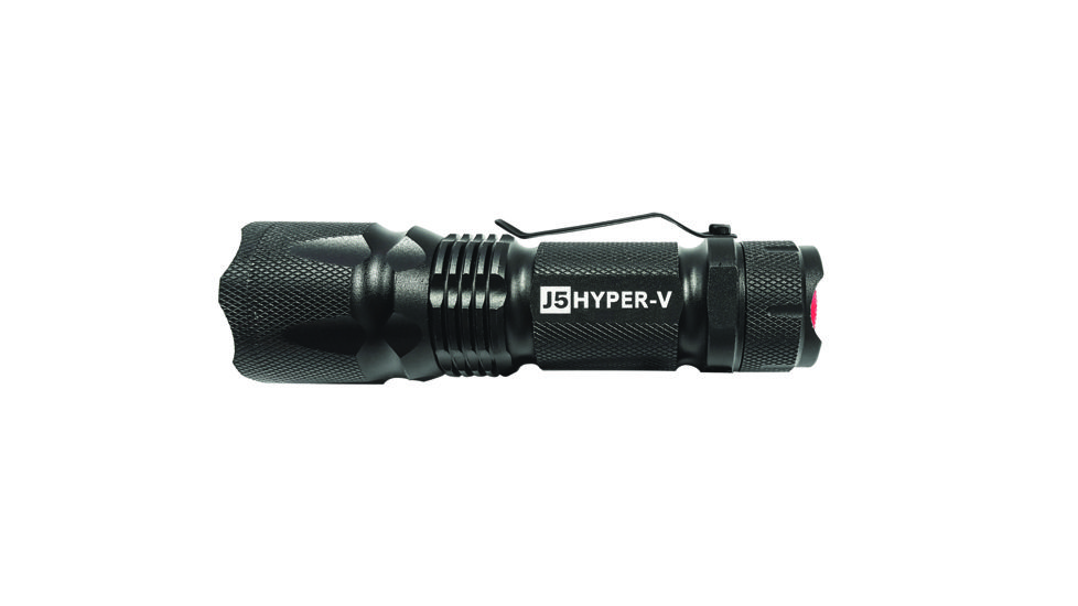 J5 Hyper V 400 Lumen Flashlight, Black