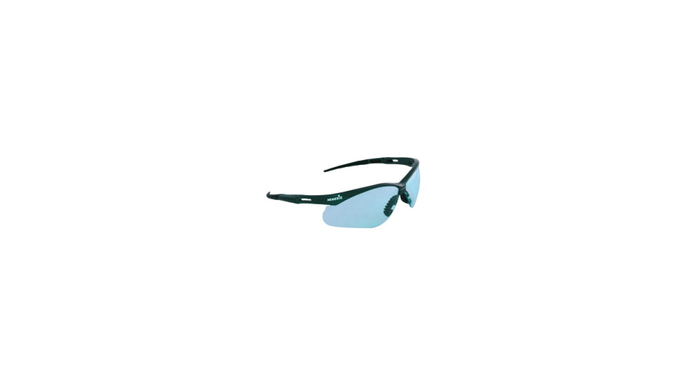 Jackson Safety Nemesis Safety Eyewear, Black Frame, Light Blue, Universal 20383