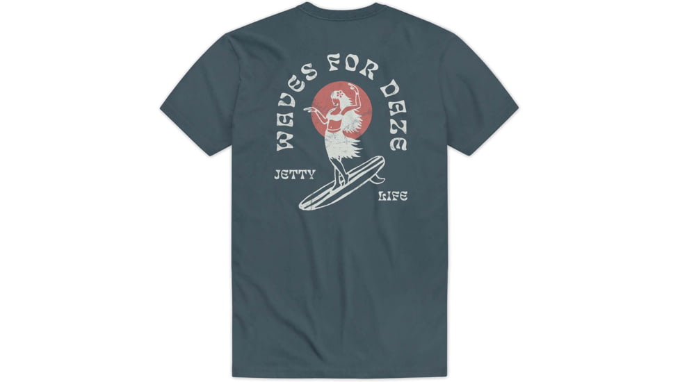 Jetty Alohaze Tee - Mens, Indigo, 2XL, S22ALOH-MTIND-XXL