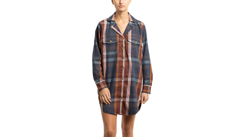 Jetty Bonita Flannel Dress - Womens, Patina, Medium, 27175