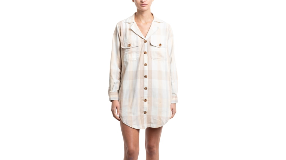 Jetty Bonita Flannel Dress - Womens, Sand, Medium, 27160