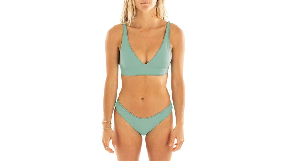 Jetty Claire Bikini Top - Womens, Green, Large, 33464