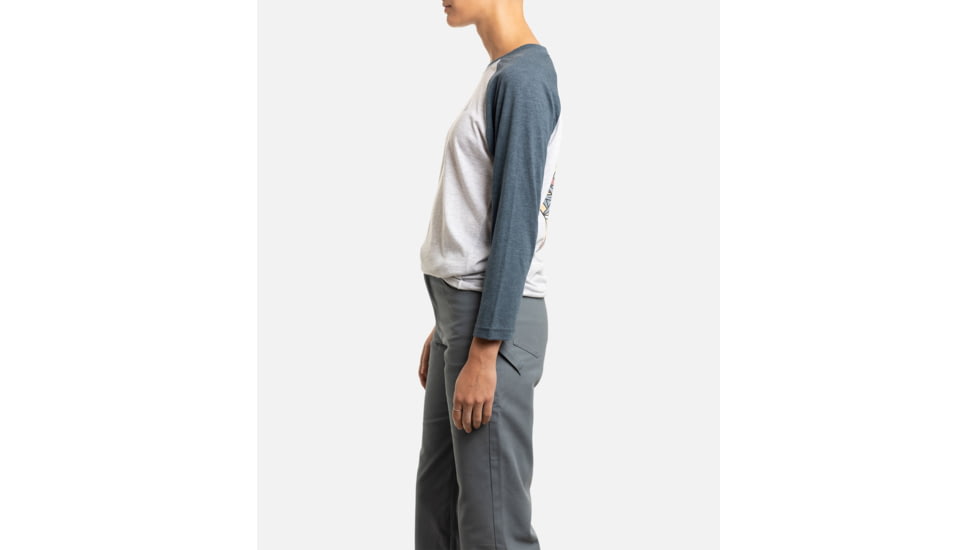 Jetty Cove Raglan Sleeve Tee - Womens, Indigo, Small, 29145
