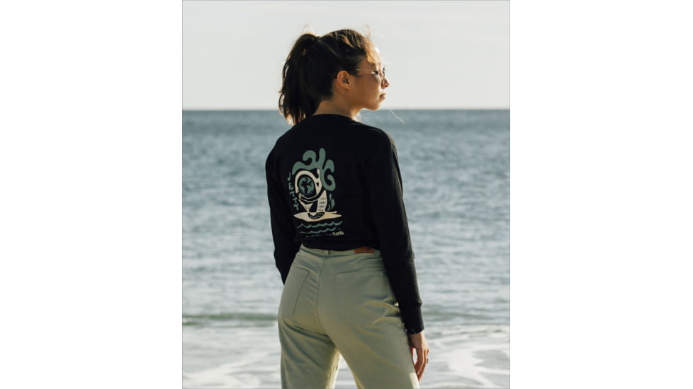 Jetty Embrace Long Sleeve Tee - Womens, Black, 2XL, 29206