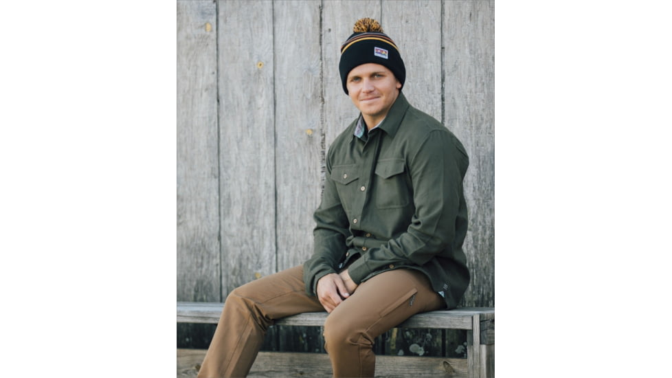 Jetty Essex Oyster Twill Shirt - Mens, Military, Extra Large, 27416