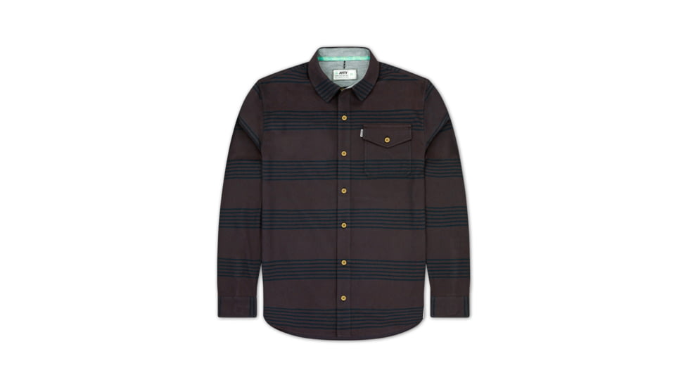 Jetty Essex Oyster Twill Shirt - Mens, Oxblood, Extra Large, 27396